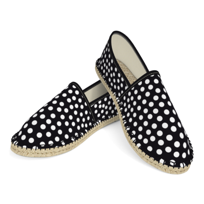 Espadrilles classiques rayures - Marine fond crème - artisanat et tradition